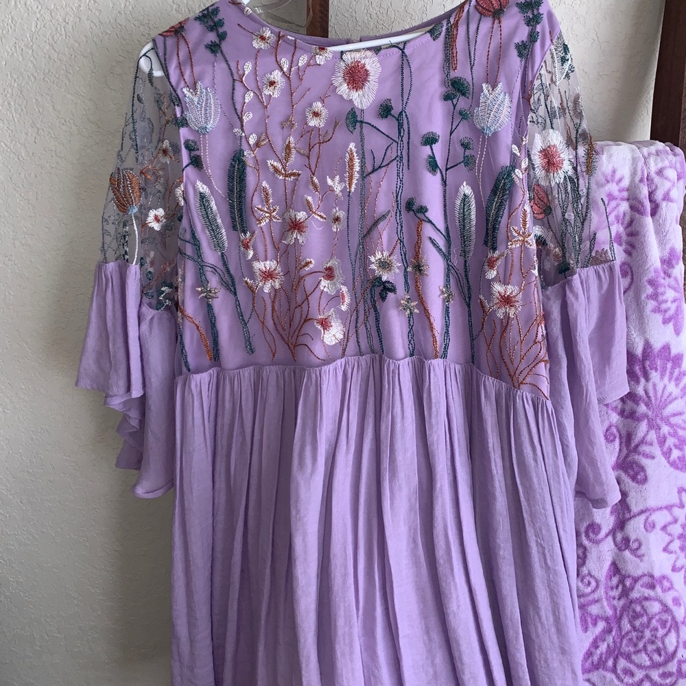 Purple flower dress